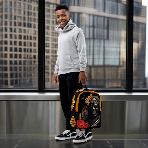 Santa Muerte Negra inspired Backpack from Cosmovisions collection